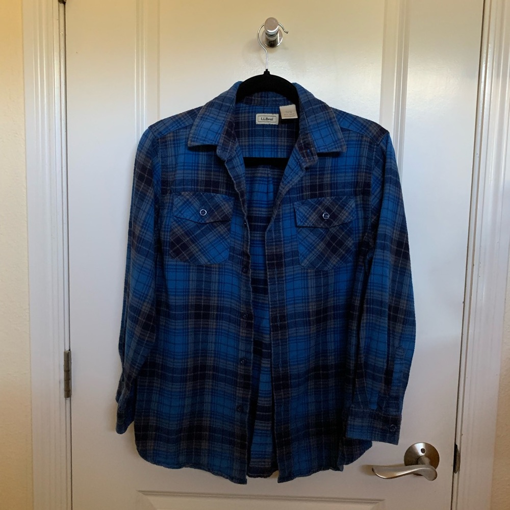 L.L. Bean Flannel Shirt, size 14-16